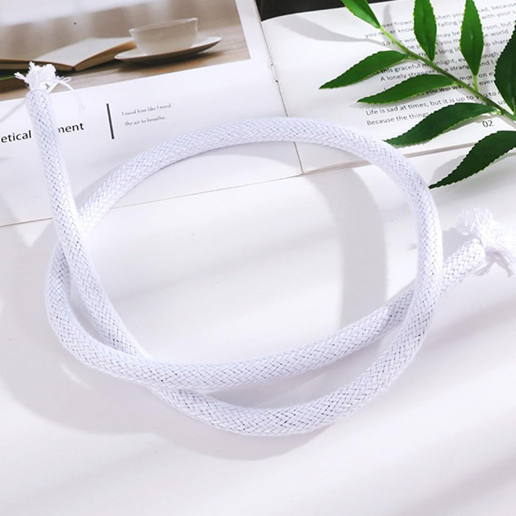 Ovewibi Stiff Rope Magic Trick – Transform Flexible Rope to Rigid Stick for Stage Comedy & Party Magic (White)