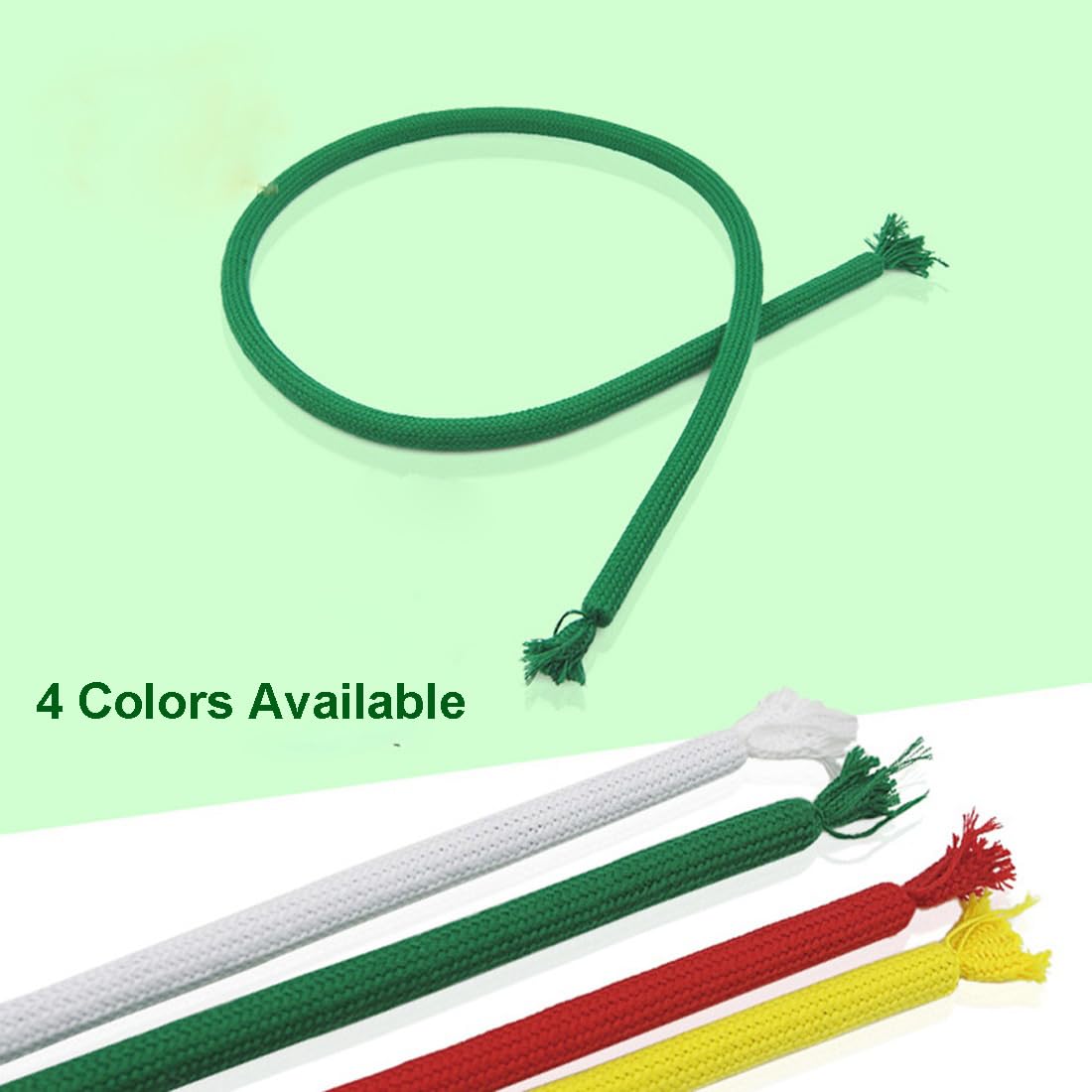 Ovewibi Stiff Rope Magic Trick – Transform Flexible Rope to Rigid Stick for Stage Comedy & Party Magic (White)