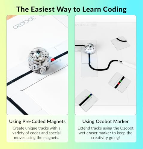 Ozobot Color Code Magnets Special Moves Kit - 18 Tile Coding Set for Kids Ages 3+