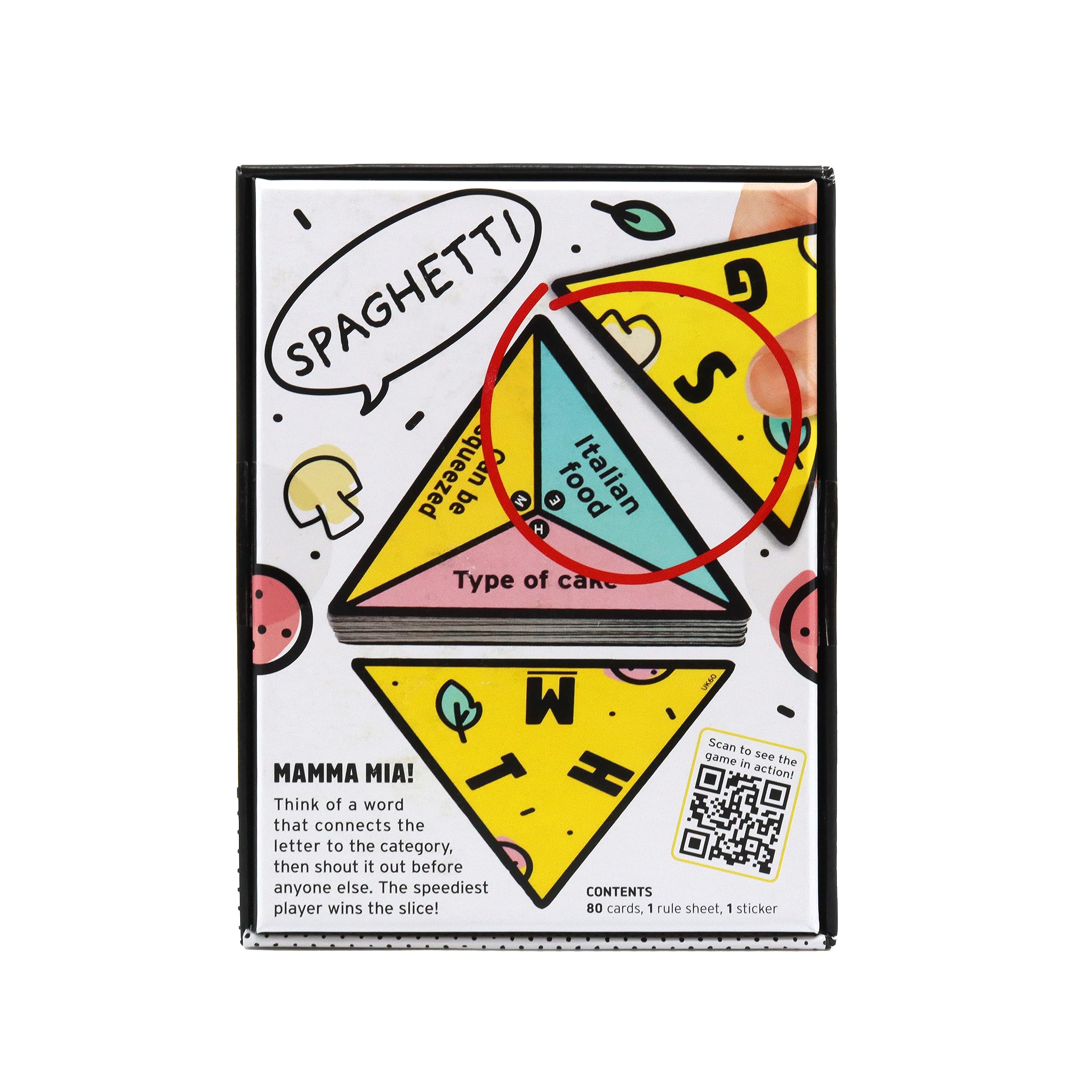 P for Pizza Card Game by Big Potato: Fast-Paced Word Association Fun for Family Game Night