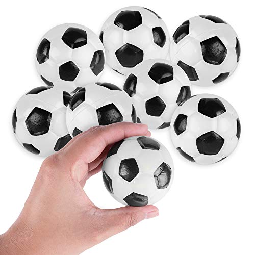 Pack of 12 Mini Foam Sports Balls - Assorted Baseball, Football, Basketball, Soccer by Super Z Outlet