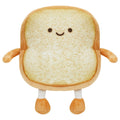 Pacreck Toast Bread Plush Pillow – 7-Inch Cute Bear Face Stuffed Toy for Kids and Adults