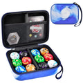PAIYULE Bakugan Storage Case - Blue Faux Leather Organizer for BakuGear, Cards & Figures