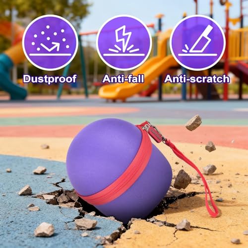 PAIYULE Protective EVA Storage Case for Bitzee Hamster Ball – Shockproof Travel Bag for Digital Pet and Stand (Case Only)