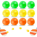 Pandahero Beach Paddle Ball Replacement Set - 12 High-Visibility Waterproof Balls for Smash Ball, Pro Kadima, and Outdoor Paddle Games