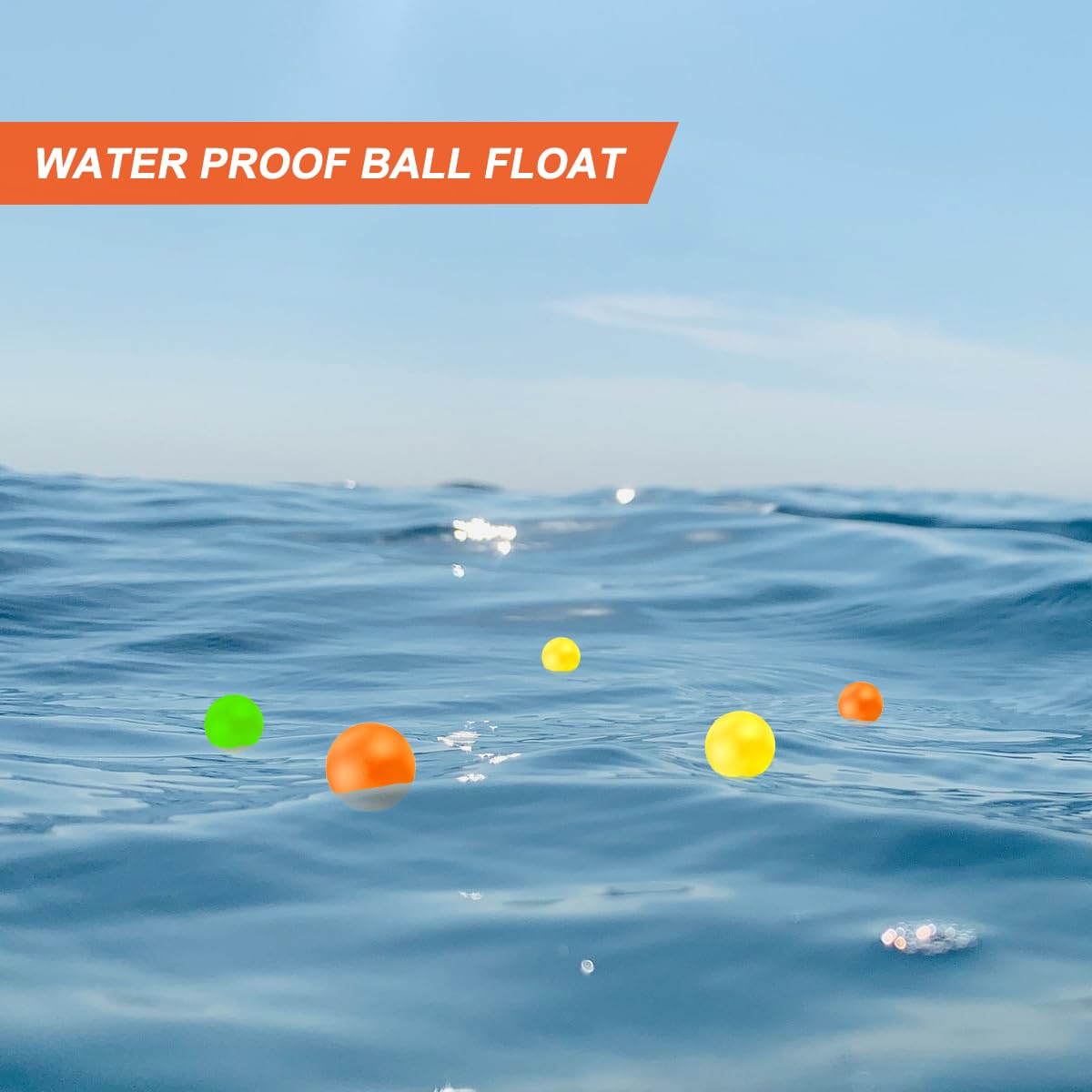 Pandahero Beach Paddle Ball Replacement Set - 12 High-Visibility Waterproof Balls for Smash Ball, Pro Kadima, and Outdoor Paddle Games