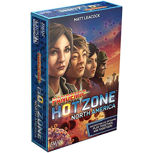 Pandemic Hot Zone: North America Board Game – Cooperative Strategy Game for 2-4 Players, Ages 8+, 30-Minute Playtime