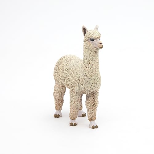 Papo Alpaca Figure – Hand-Painted Wild Life Collectible Toy for Ages 3+