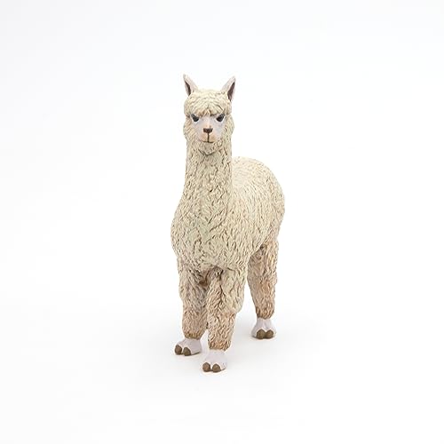 Papo Alpaca Figure – Hand-Painted Wild Life Collectible Toy for Ages 3+