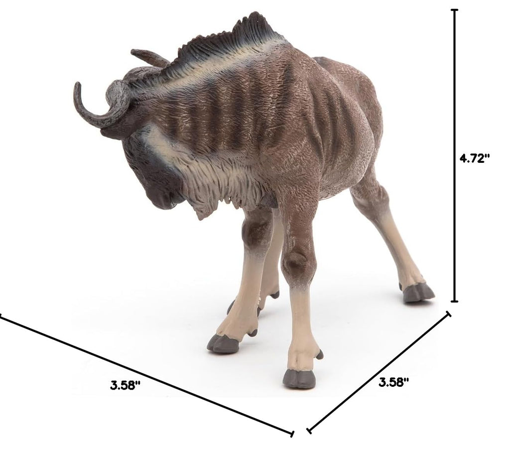 Papo GNU Figure – Detailed Plastic Wildlife Figurine for Imaginative Play