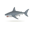 Papo Great White Shark Figurine – Hand-Painted Marine Life Collectible, 6.75 Inches