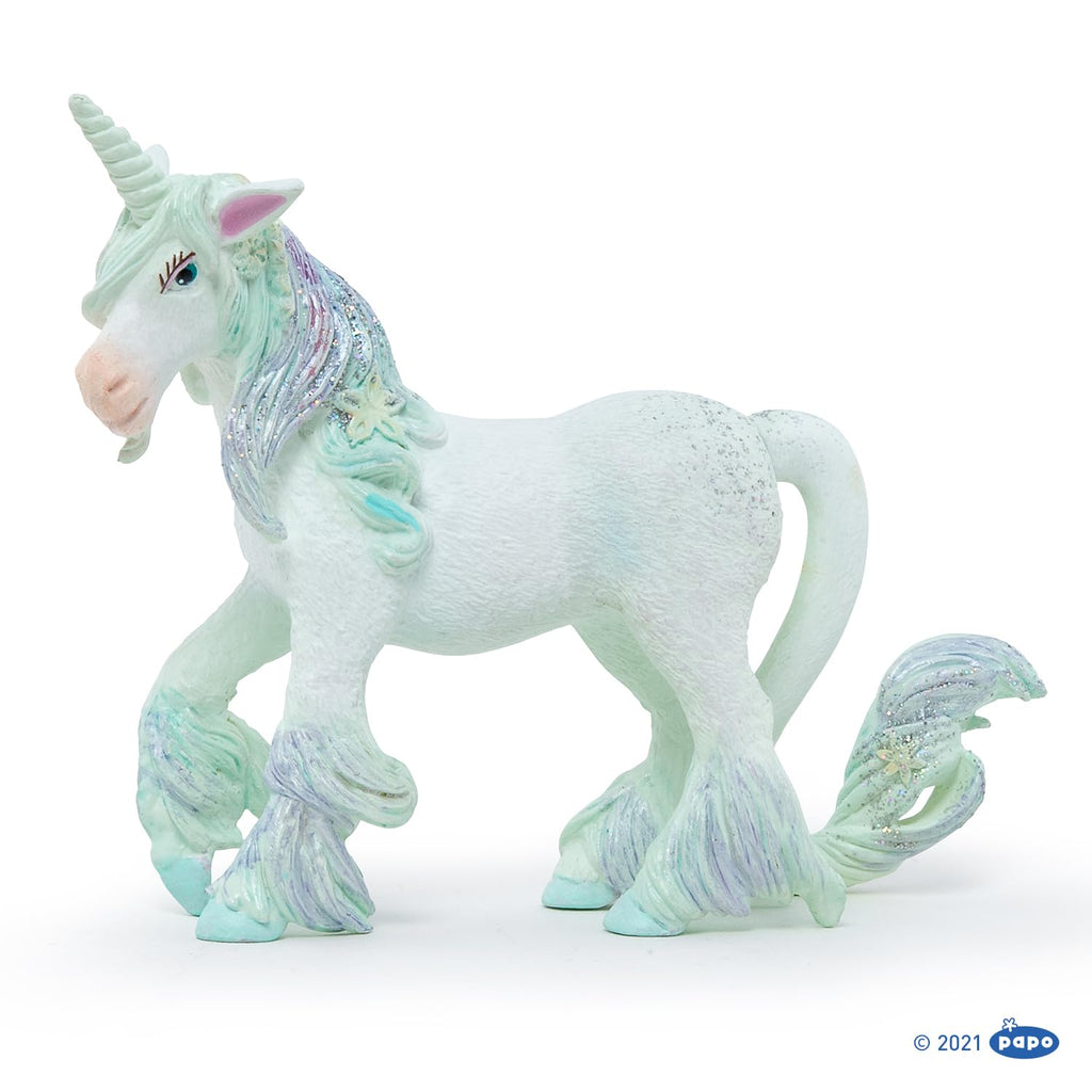 Papo Ice Unicorn Figurine - Ages 3+ - Enchanted World Collection - Collectible Toy