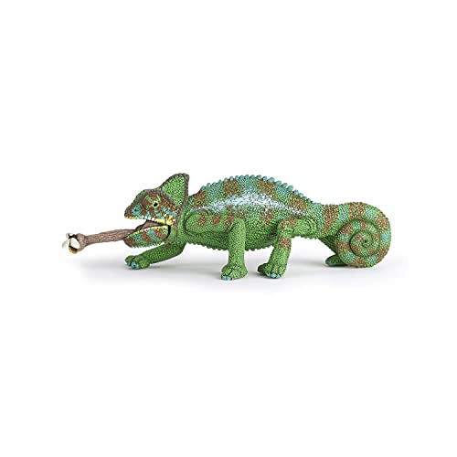 Papo Realistic Chameleon Figurine - Wild Life Collection - Educational Toy for Kids 3+