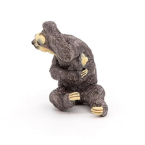 Papo Sloth Figure – Hand-Painted Plastic Animal Toy for Imaginative Play