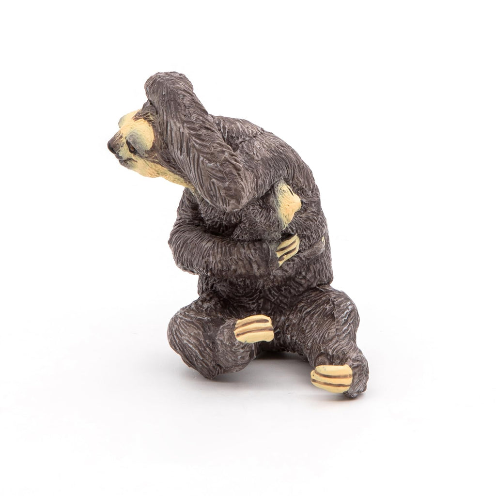 Papo Sloth Figure – Hand-Painted Plastic Animal Toy for Imaginative Play