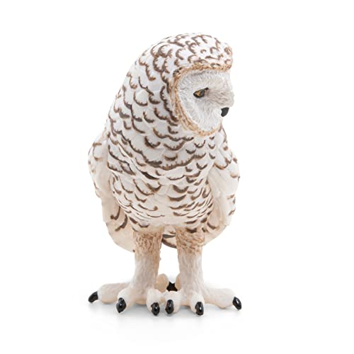 Papo Snowy Owl Figure - Realistic Plastic Collectible Toy for Ages 3 and Up