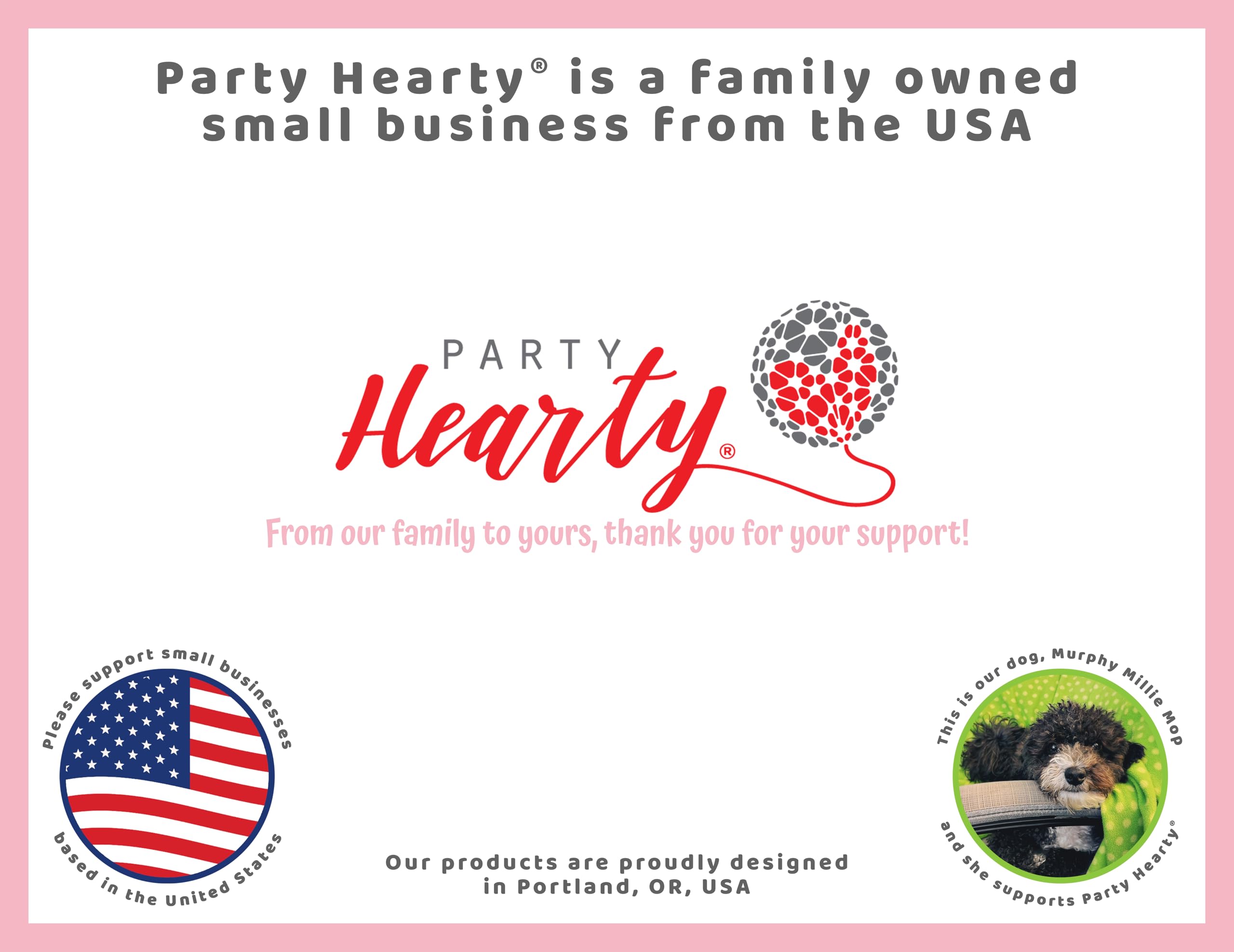 Party Hearty 50-Piece Pink Baby Shower Prediction & Advice Game Cards – Fun Activity for Girls