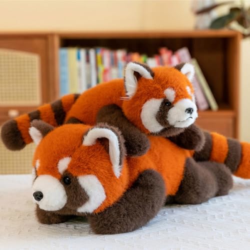 PASHMAIRE Weighted Red Panda Stuffed Animal, 11 Inch Super Soft Plush Toy Pillow for Kids, Cute Sleeping Cushion Gift