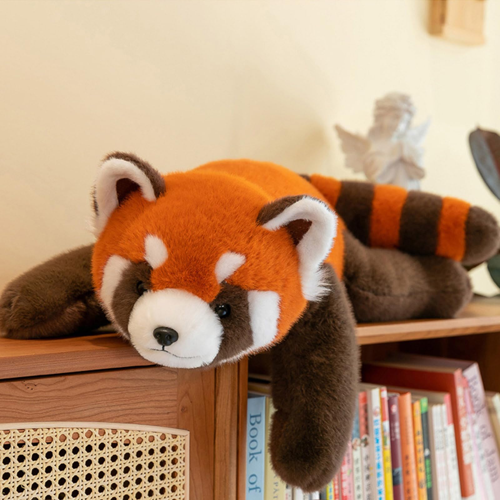 PASHMAIRE Weighted Red Panda Stuffed Animal, 11 Inch Super Soft Plush Toy Pillow for Kids, Cute Sleeping Cushion Gift