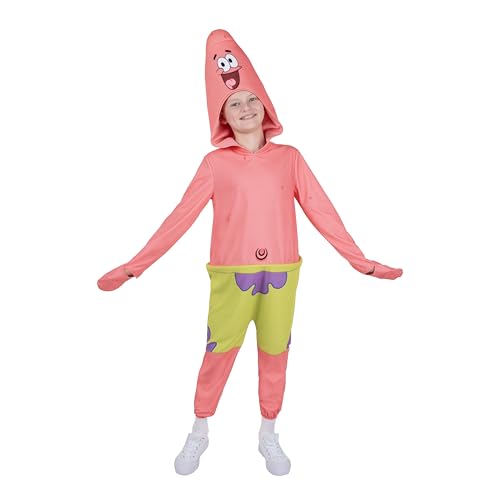 Patrick Star Onesie - Official SpongeBob SquarePants Youth Costume Jumpsuit