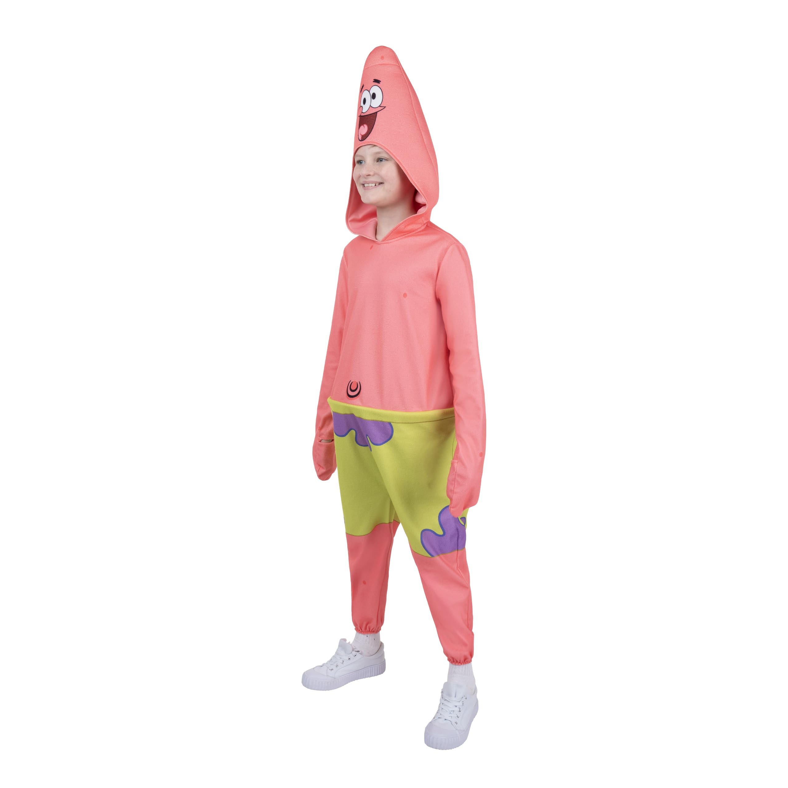 Patrick Star Onesie - Official SpongeBob SquarePants Youth Costume Jumpsuit