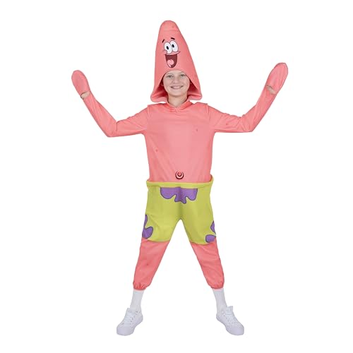 Patrick Star Onesie - Official SpongeBob SquarePants Youth Costume Jumpsuit