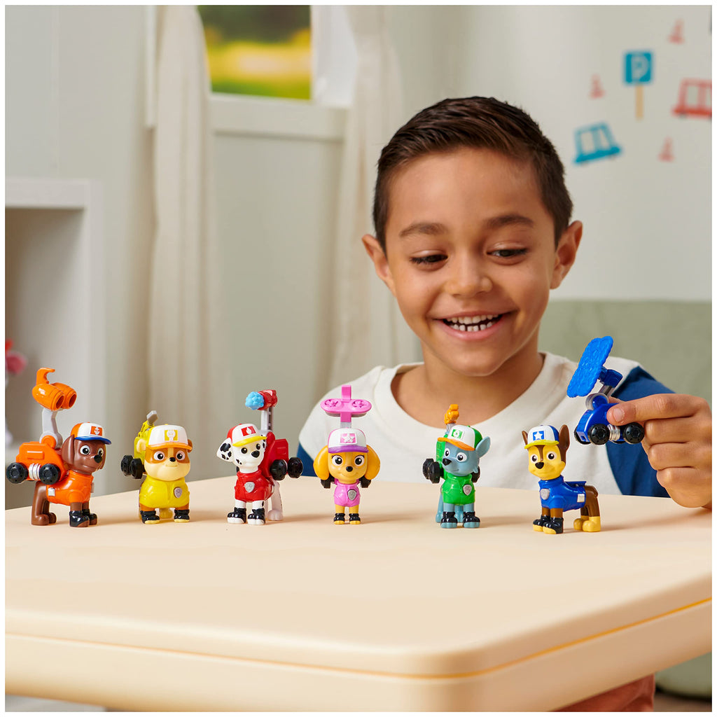 PAW Patrol Big Hero Puppies Marshall Figure with Snap-On Drone & Rescue Animal