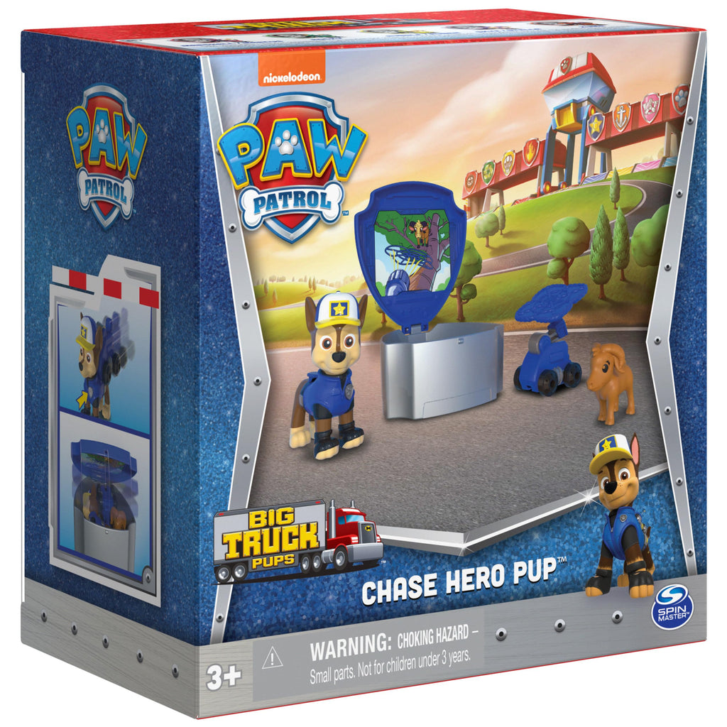 Paw Patrol Big Truck Pups Chase Action Figure with Rescue Drone and Command Pod
