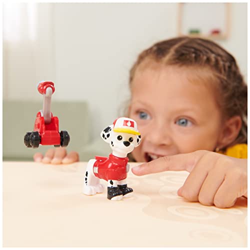 PAW Patrol Big Truck Pups Marshall Action Figure with Clip-On Drone & Command Pod, Ages 3+