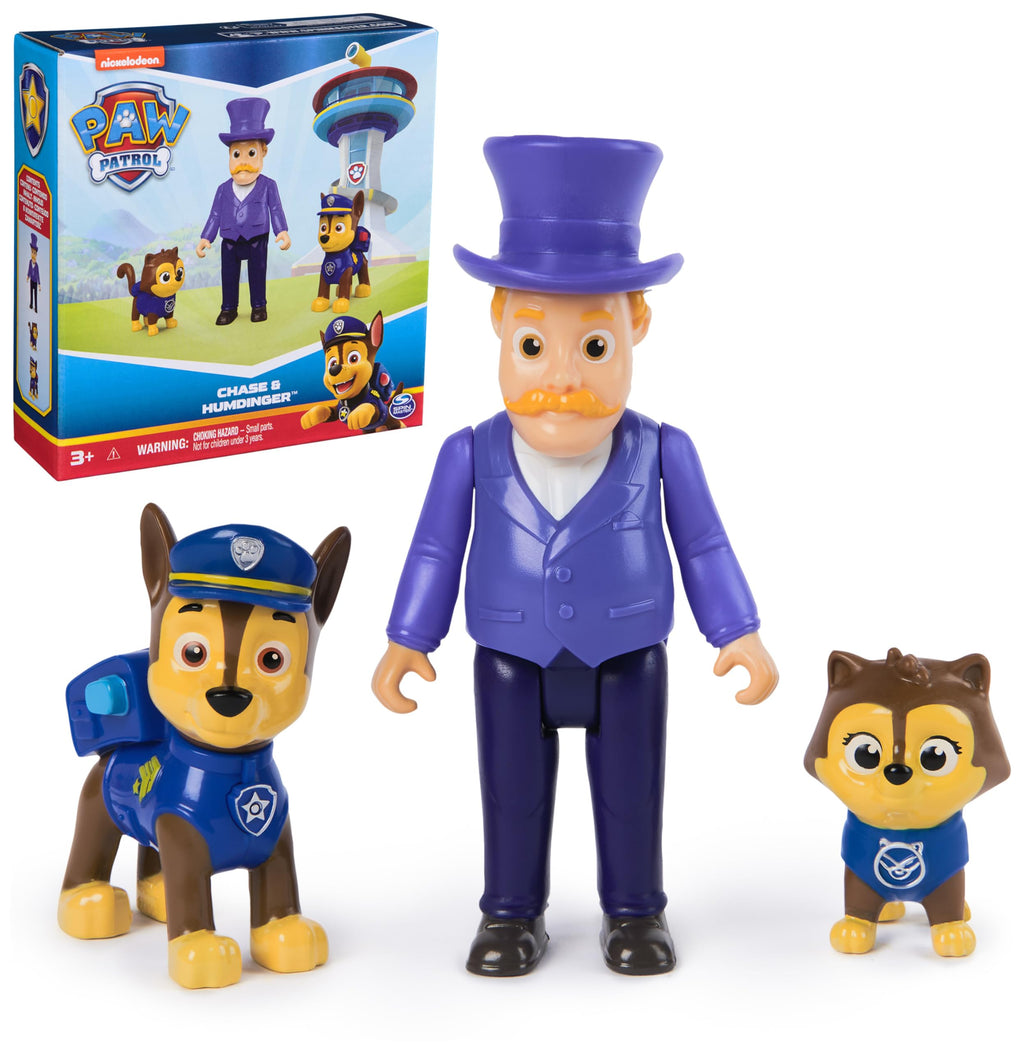 Paw Patrol Chase, Mayor Humdinger & Cat Chase 3-Figure Set for Ages 3+