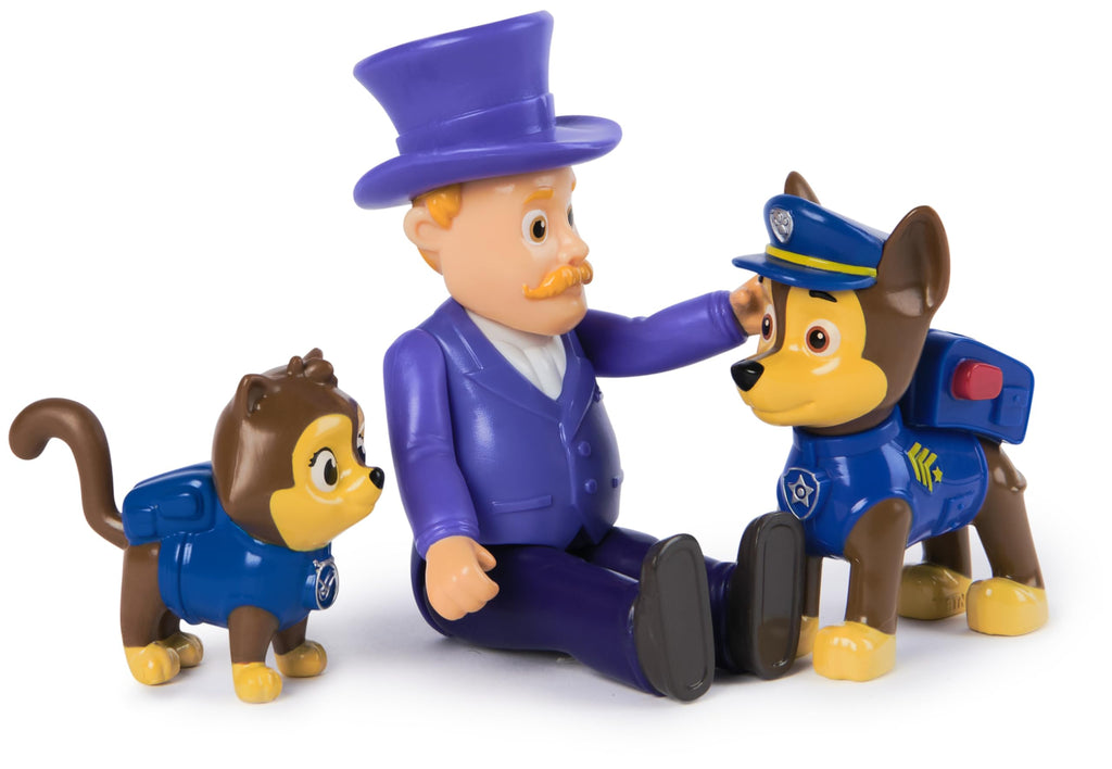 Paw Patrol Chase, Mayor Humdinger & Cat Chase 3-Figure Set for Ages 3+