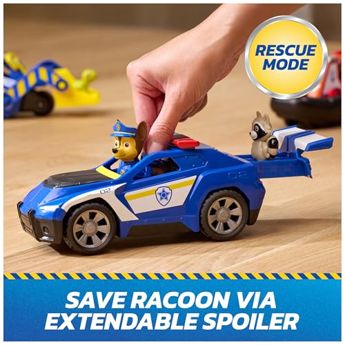 PAW Patrol Chase Rescue Cruiser – Police Car with Pull-Back Action, 2 Figures, Ages 3+