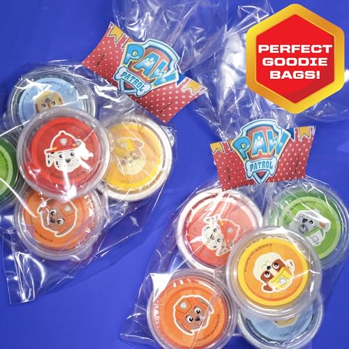 Paw Patrol Dough Party Pack – 25 Tubs of Colorful Sensory Play Dough for Kids Ages 3+