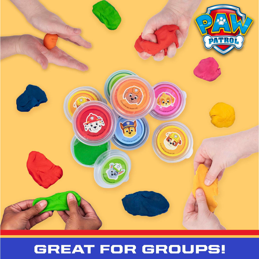 Paw Patrol Dough Party Pack – 25 Tubs of Colorful Sensory Play Dough for Kids Ages 3+