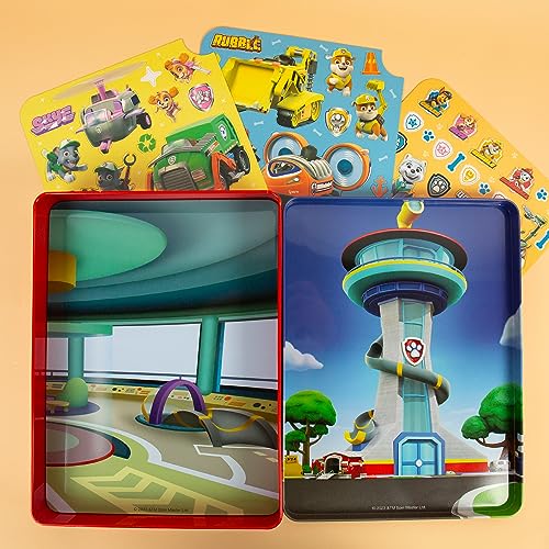 Paw Patrol Magnetic Playset - 75 Mix & Match Magnets in 2-in-1 Storage Tin