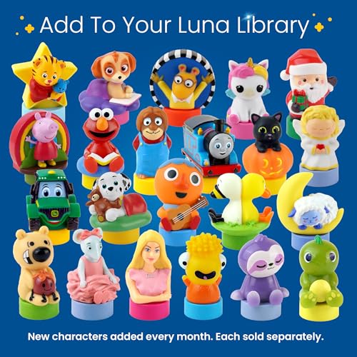 PAW Patrol Marshall Figurine Cartridge – 5 Stories & 5 Songs for Luna Storytime Projector, Ages 3+