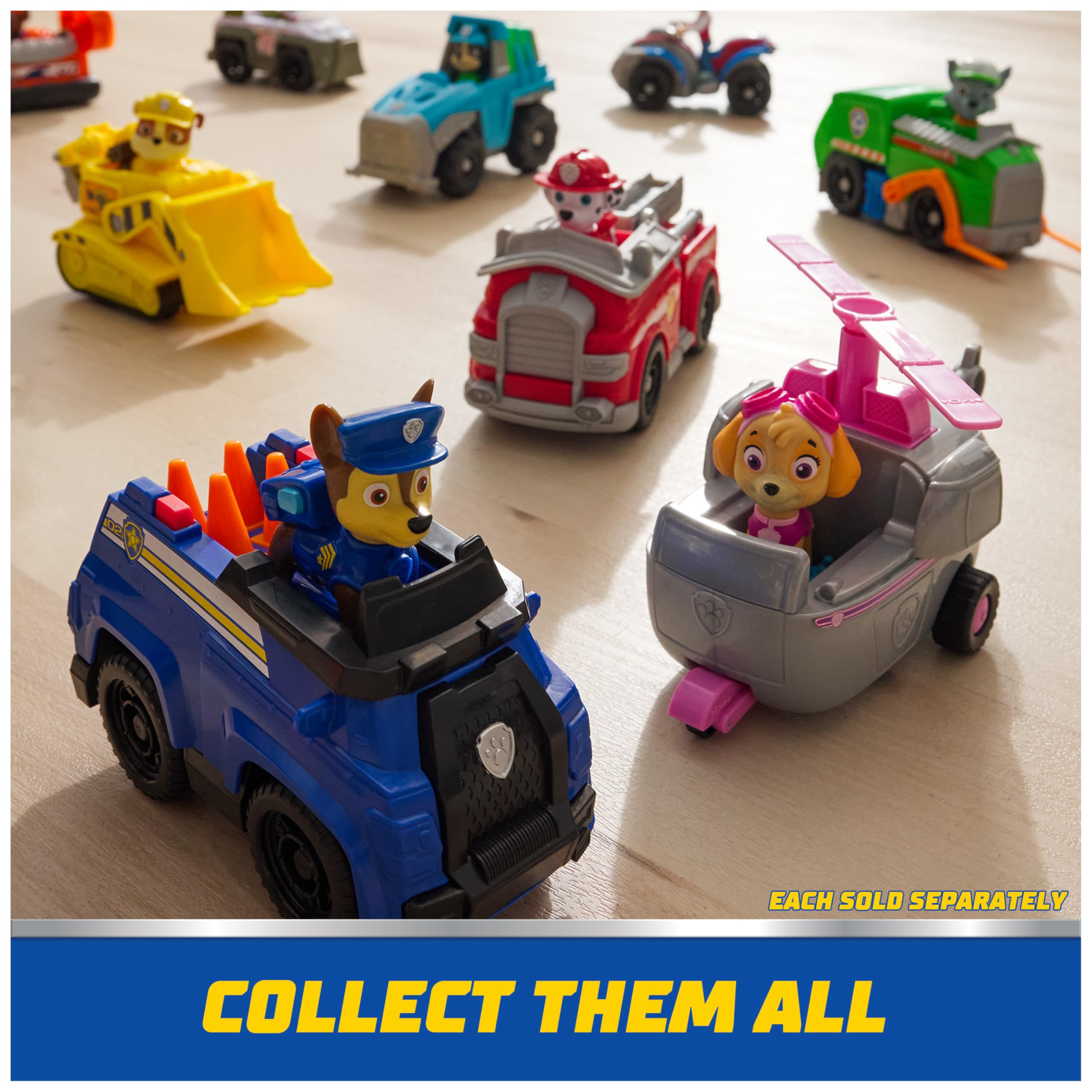 PAW Patrol Rocky's Recycle Truck Toy Vehicle with Collectible Action Figure - Eco-Friendly Kids Toy for Ages 3+