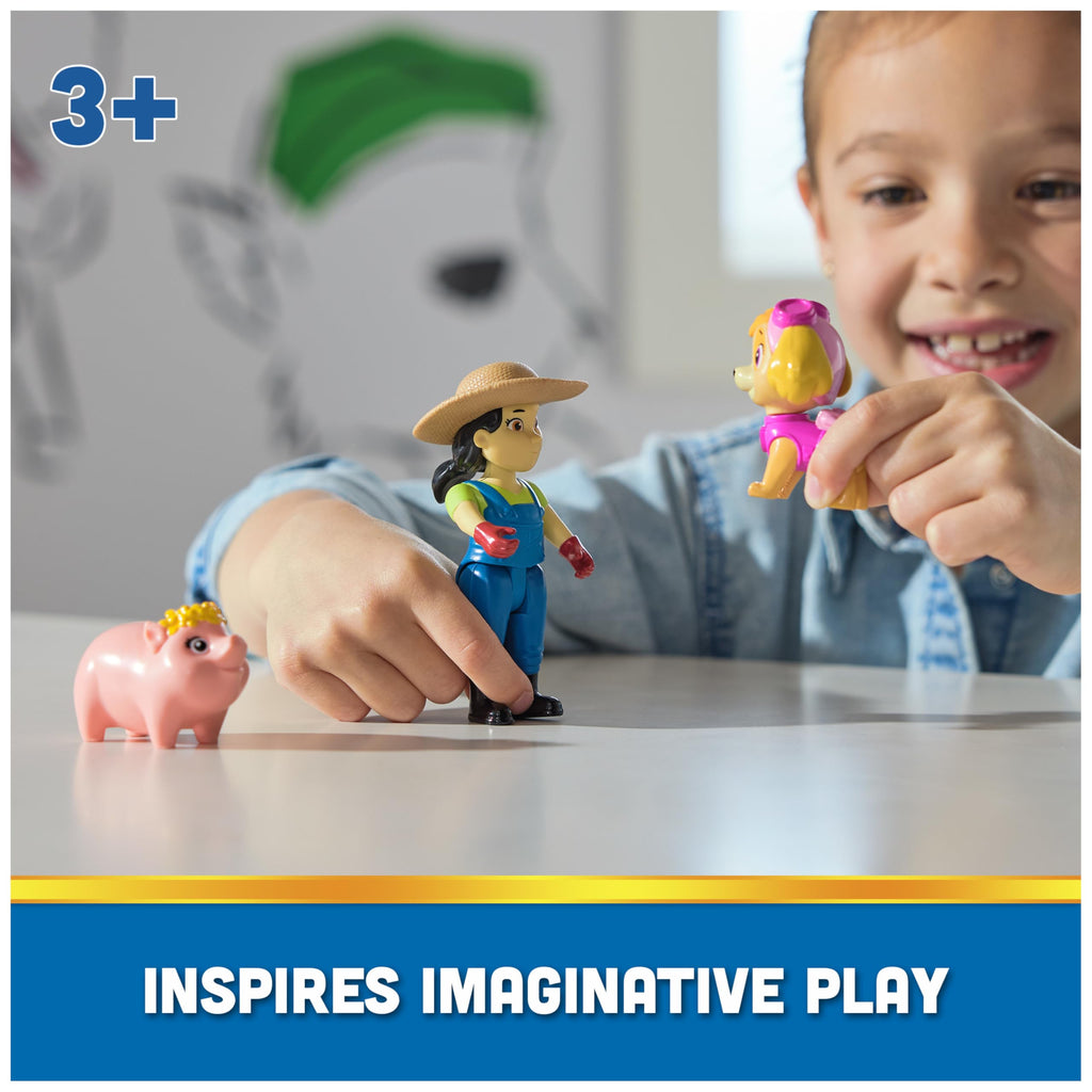 PAW Patrol Skye, Farmer Yumi & Piggie Action Figures – 3-Pack for Ages 3+