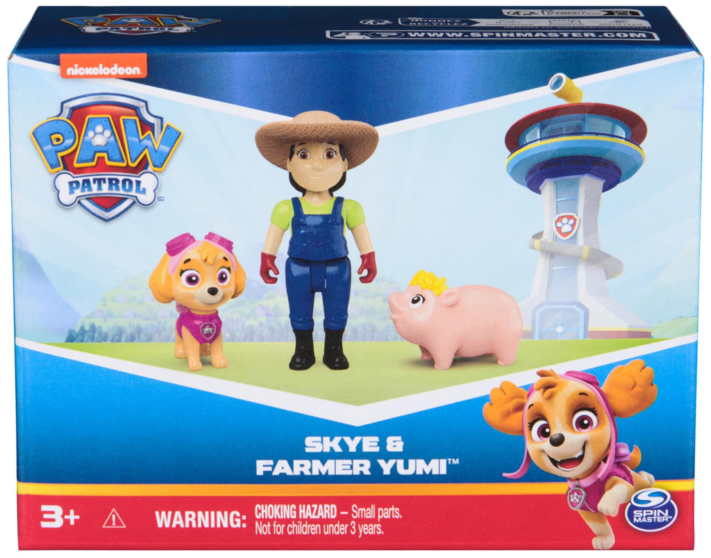 PAW Patrol Skye, Farmer Yumi & Piggie Action Figures – 3-Pack for Ages 3+