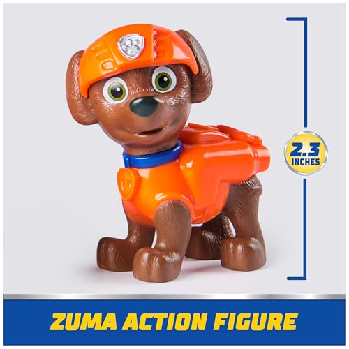 Paw Patrol Zuma's Hovercraft Toy Vehicle with Collectible Figure, Ages 3+