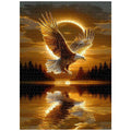 pazzocenter 1000-Piece Eagle Jigsaw Puzzle – Sunset Nature Scene for Adults, 27.5 x 19.7 Inches
