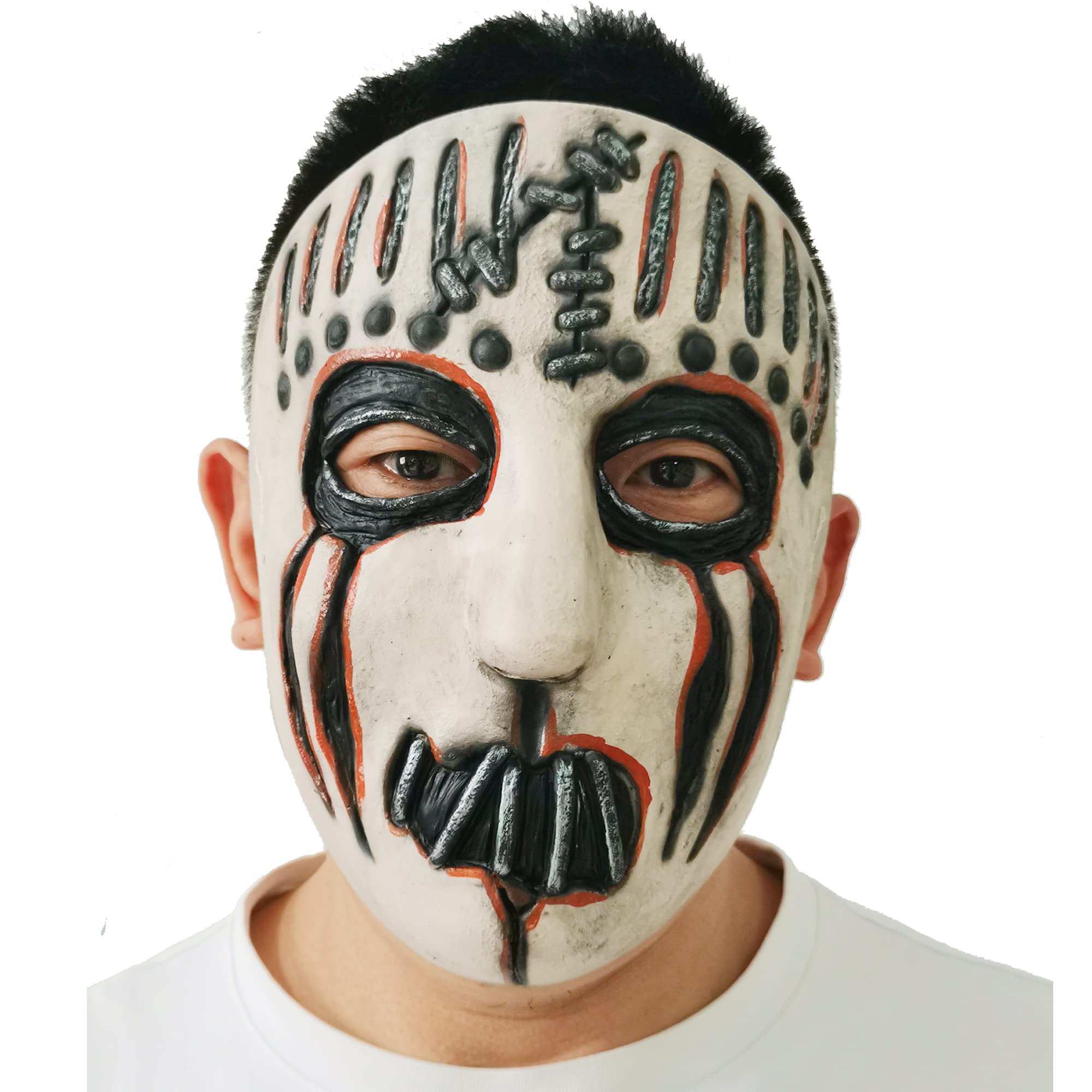 PDLING Latex Half Face Mask for Halloween Cosplay and Masquerade – One Size