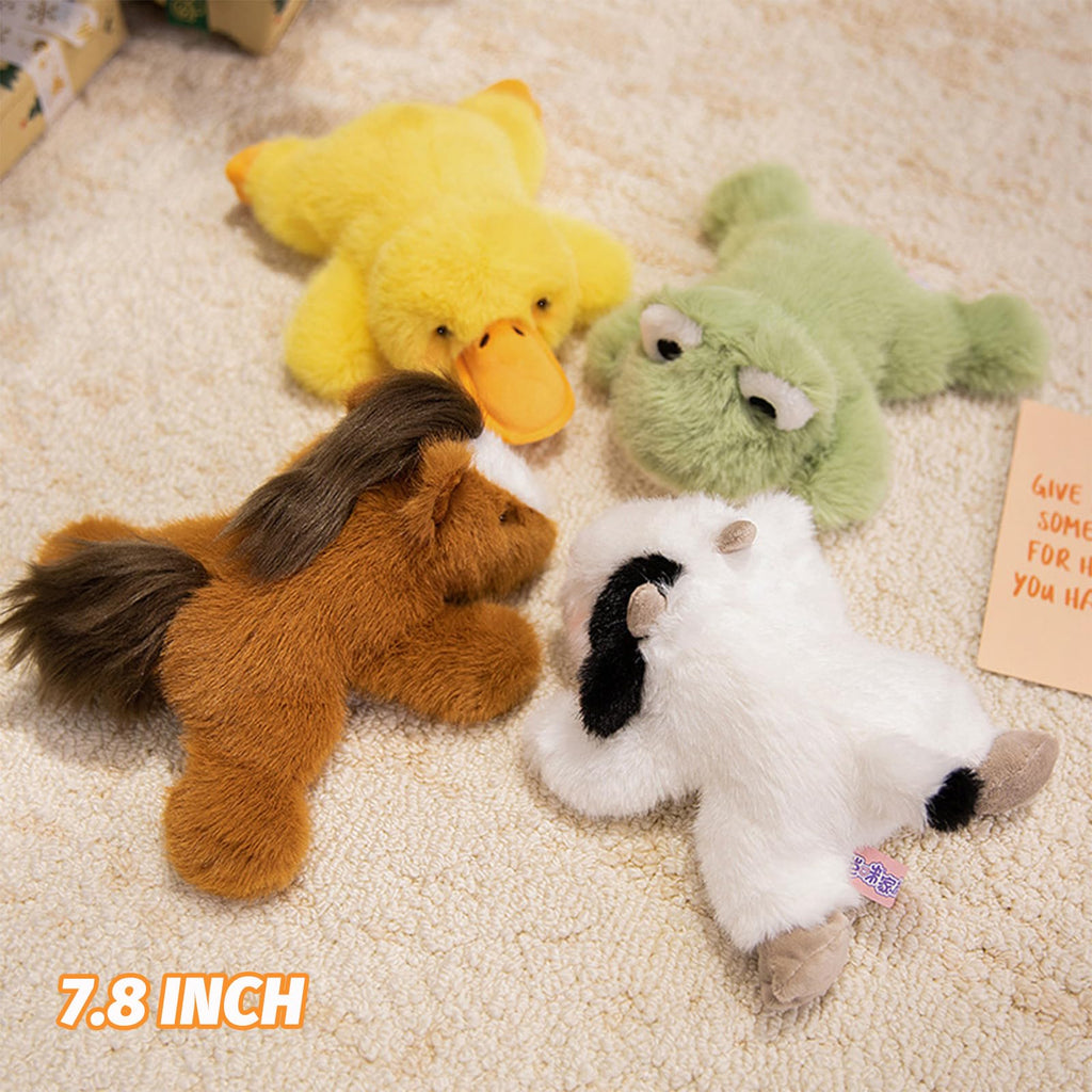 PEACH CAT Brown Horse Stuffed Animal 7.8 Inches – Slightly Weighted Small Plush Toy