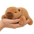 PEACH CAT Capybara Plush 7 Inch - Slightly Weighted Stuffed Animal Toy, Brown