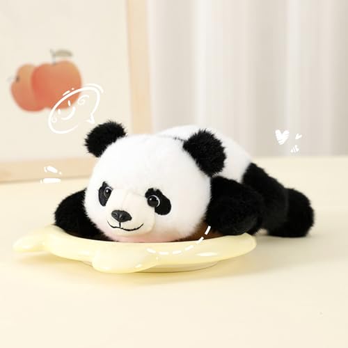 PEACH CAT Panda Stuffed Animal – 6.5-Inch Scented Weighted Plush Toy, Cute Gift for Kids