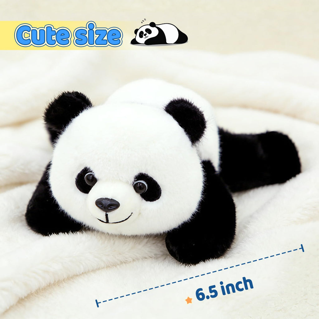 PEACH CAT Panda Stuffed Animal – 6.5-Inch Scented Weighted Plush Toy, Cute Gift for Kids