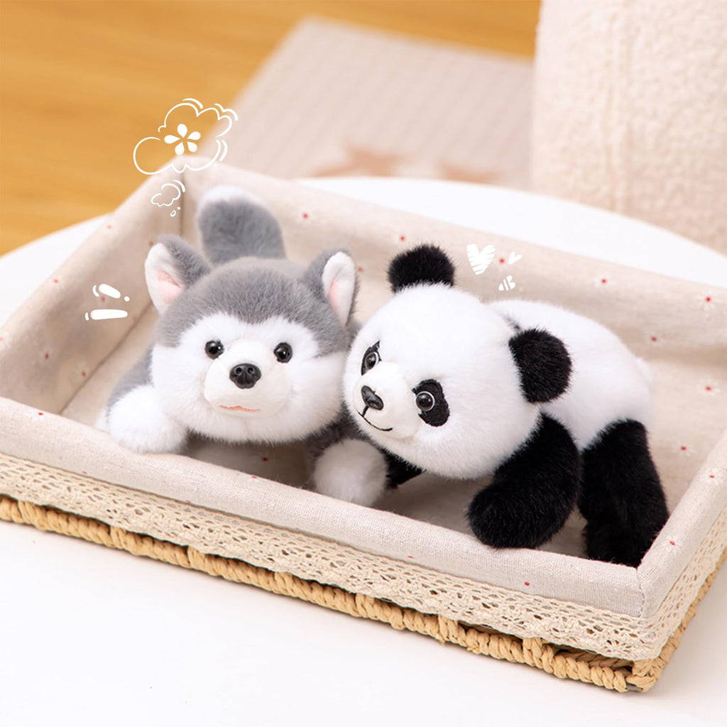 PEACH CAT Panda Stuffed Animal – 6.5-Inch Scented Weighted Plush Toy, Cute Gift for Kids