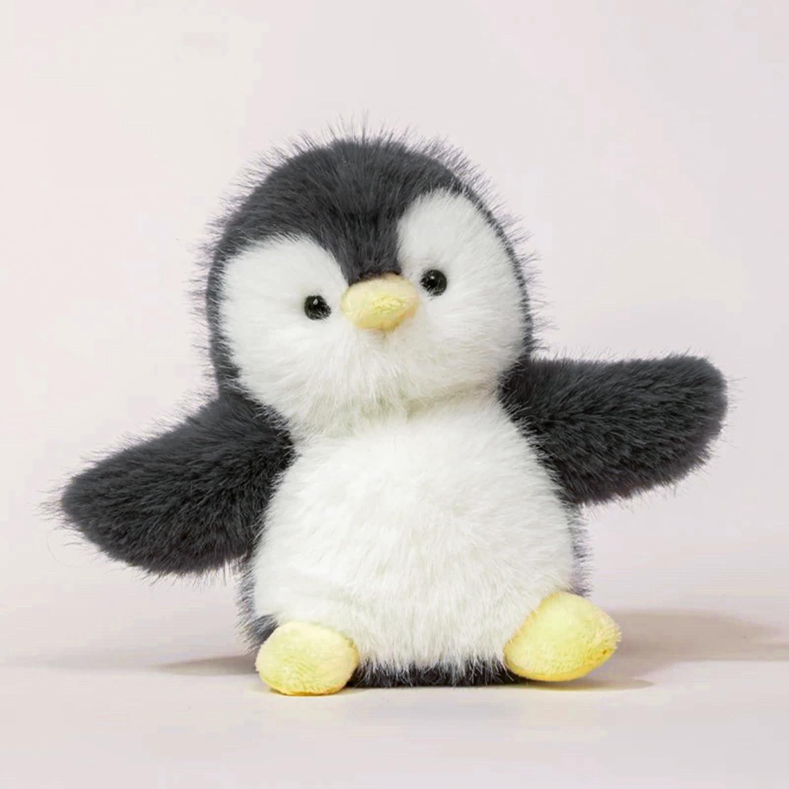 PEACH CAT Penguin Stuffed Animal – 5.9 Inch Weighted Plush Toy for Kids