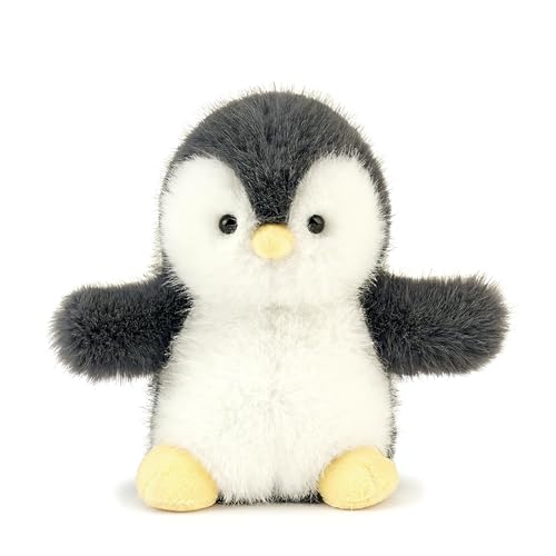 PEACH CAT Penguin Stuffed Animal – 5.9 Inch Weighted Plush Toy for Kids