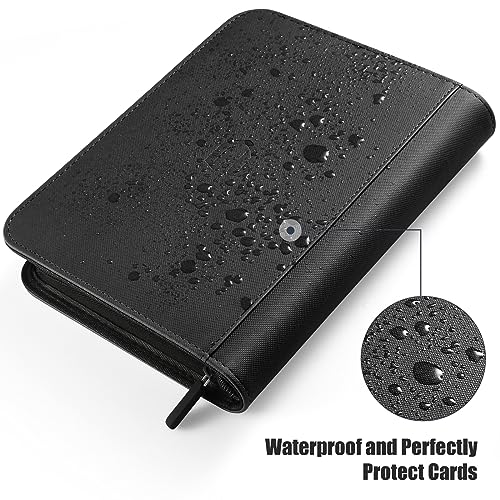Pemocyny 4-Pocket Card Binder – 288-Pocket Zippered Album for MTG, Sports Cards & TCG